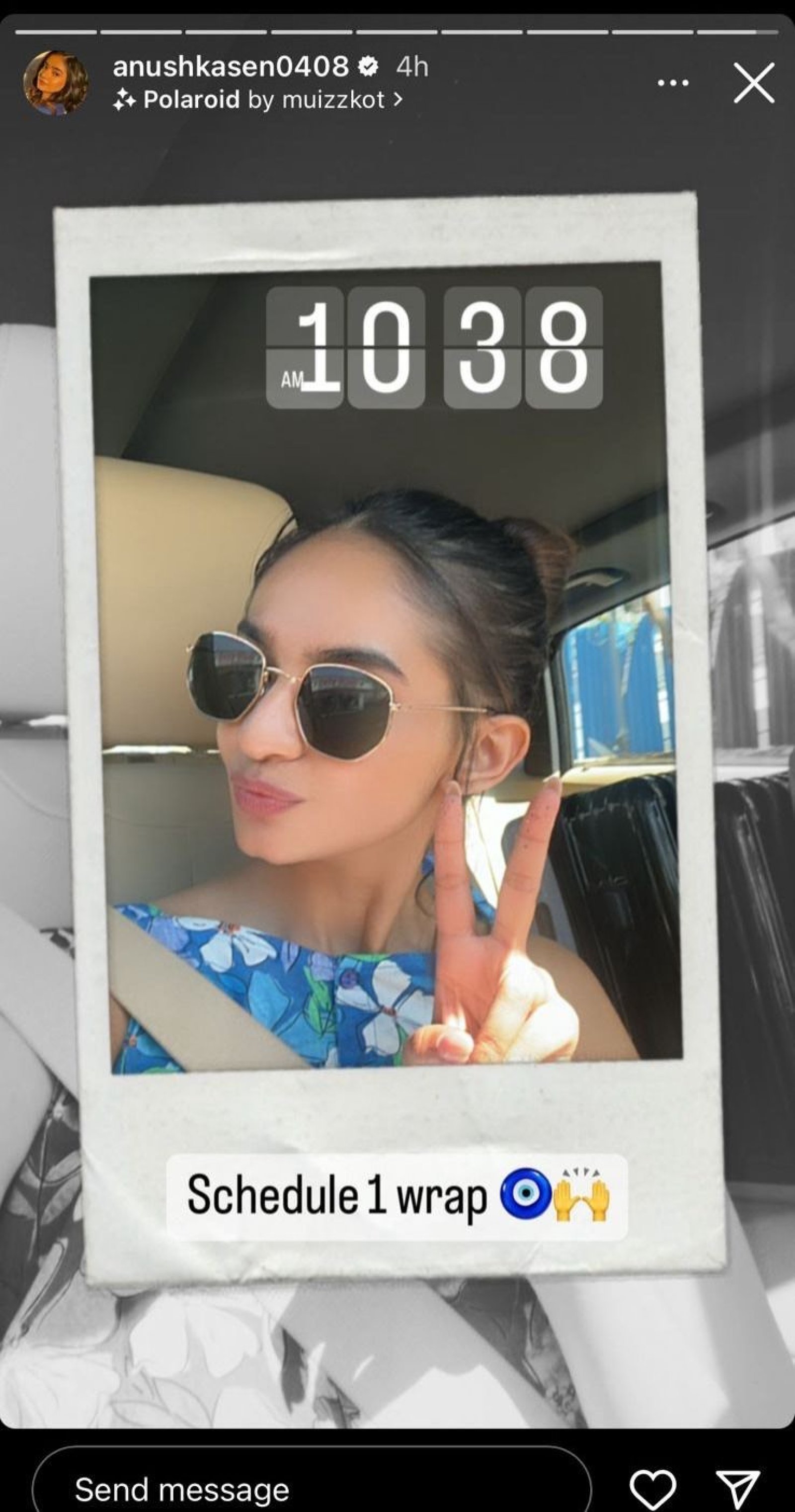 ग्लोबल स्टार अनुष्का सेन ने अपने अन अनाउंसड प्रोजेक्ट के पहले शेड्यूल के रैप होने की दी जानकारी, डिटेल्स जानने की है दर्शकों में है बेसब्री