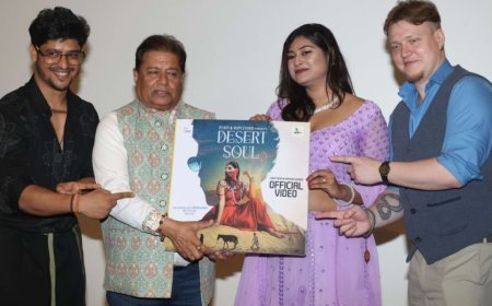 पद्मश्री अनूप जलोटा ने लॉन्च किया इसरत टोनी और प्रतीक गांधी का म्युज़िक वीडियो ‘डेजर्ट सोल’