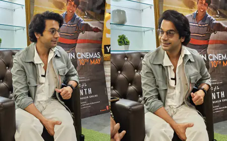 अपनी फिल्म श्रीकांत प्रमोशन करने जयपुर आए एक्टर राजकुमार राव ने कहा :- सपनों के हक़ीक़त में बदलने की कहानी है श्रीकान्त