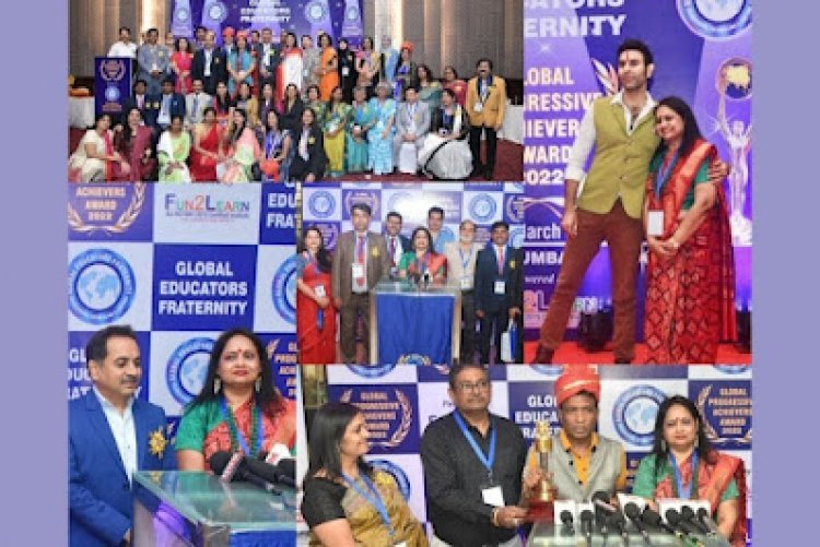 GEF organized grand event of Global Progressive Achievers Award, connecting hearts from Kashmir to Kanyakumari and from Assam to Gujarat