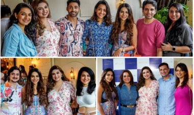 The launch of Greek Menu at Bayroute restaurant by Vahbiz Dorabjee and Tanvi Thakkar was a rocking affair!