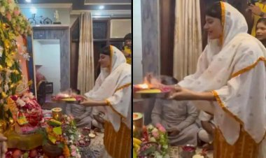 Anjali Arora Is Trolled For Performing Ganpati Aarti