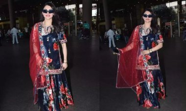 Urvashi Rautela giving a Desi Kudi vibes feel flaunting a suit worth 50,000