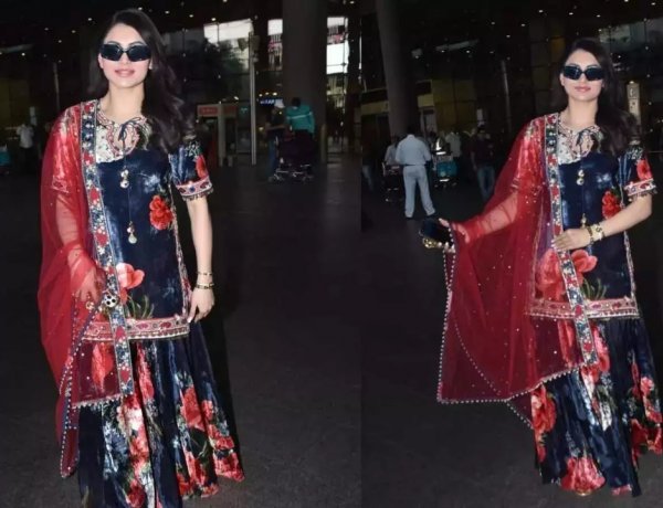 Urvashi Rautela giving a Desi Kudi vibes feel flaunting a suit worth 50,000