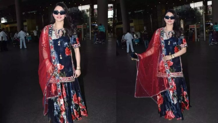 Urvashi Rautela giving a Desi Kudi vibes feel flaunting a suit worth 50,000