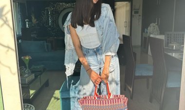 Kashika Kapoor looks radiant after her salon session before starting the shoot of her debut film