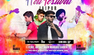 Press Release Nayak Holi Festival will be organized in Jaipur on the auspicious occasion of Holi