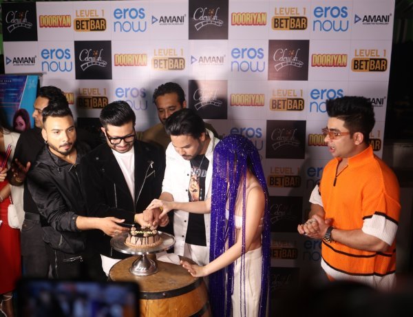 Mohsin Khan and Anvarul Hasan Annu attend the music launch of 'Dooriyan' alongside Uorfi Javed