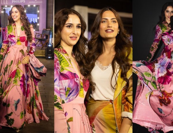 Rakshabandhan actress Sadia Khateeb has her STAR moment as she walks her first ever ramp for Mahima Mahajan