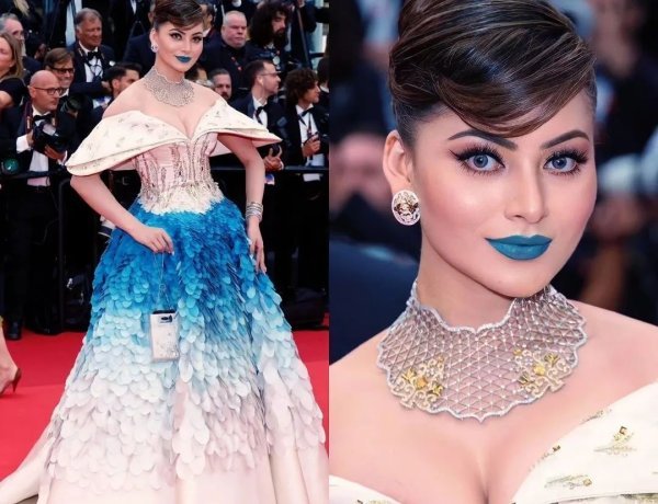 Cannes Film Festival 2023: Urvashi Rautela’s Blue Lipstick At Harrison Ford Indiana Jones In Saiid Kobeisy Gown Draws Massive Attention & Love