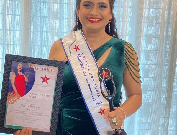 Kavita Pathare Crowned Mrs Mumbai 1st Runner Up at Forever Mrs India 2023