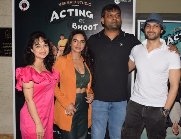 Film Stars attached the promotional event of the upcoming film 'Acting Ka Bhoot'
