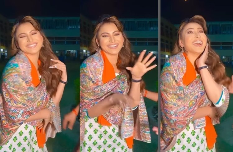Urvashi Rautela Joins the 'Looking Like A WOW' Trend: In A Desi Kudi Look
