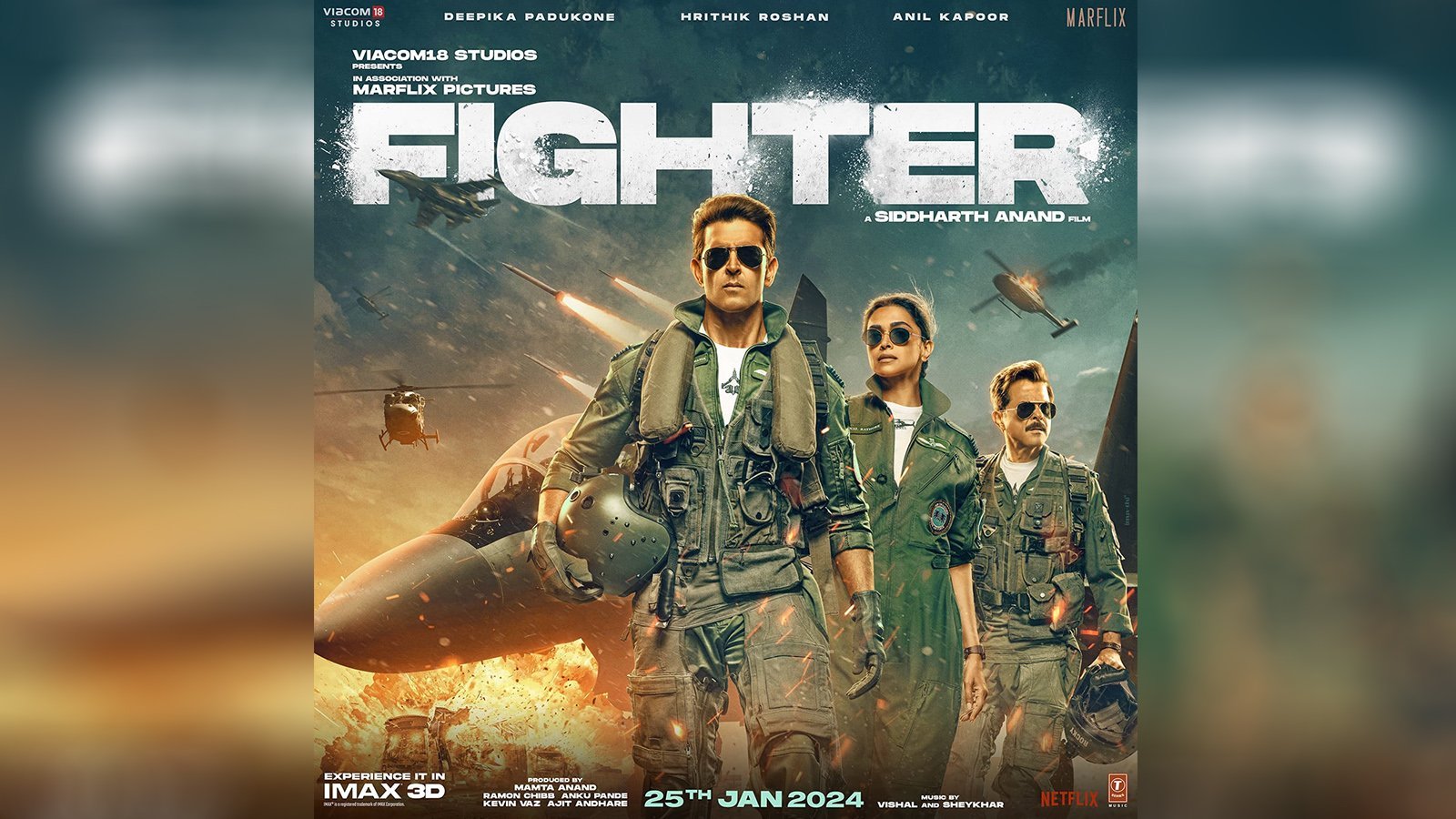 Anticipation Peaks for Siddharth Anand's 'Fighter' - A Visual Spectacle with Hrithik and Deepika's Explosive Chemistry!