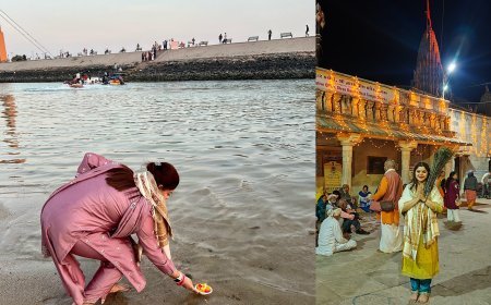 Sneha Wagh Embarks on a Spiritual Journey with Family