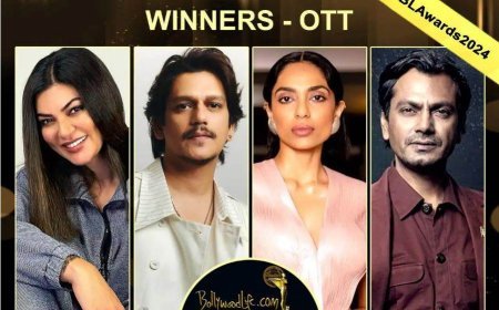 Sushmita Sen, Vijay Varma, The Railway Men and many more win big for OTT Excellence at BollywoodLife.com Awards 2024