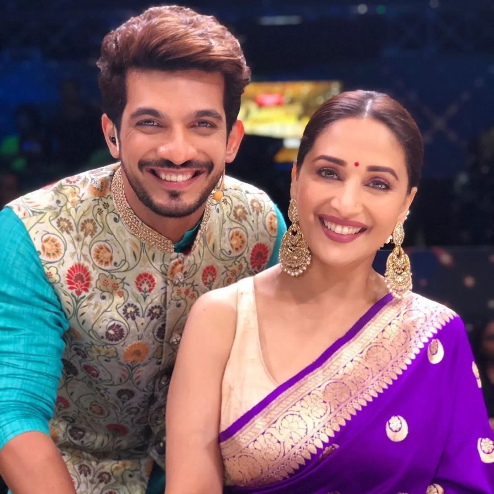 'Happy Birthday to the Lady Who Makes Hearts Dhak Dhak': Arjun Bijlani’s wish to Madhuri Dixit