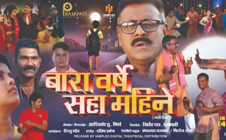 Trailer and music launch of Marathi film 'Bara Varshe Saha Mahine'