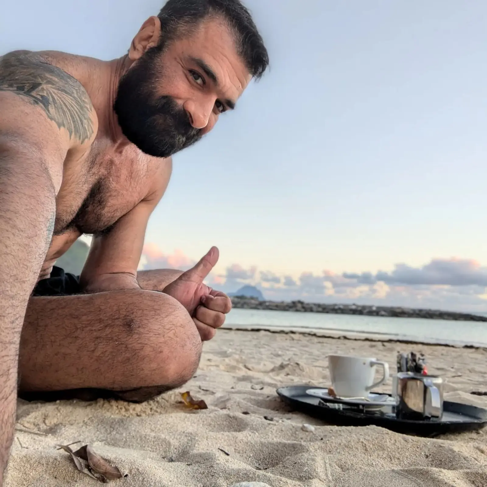 Eijaz Khan loves beaches!