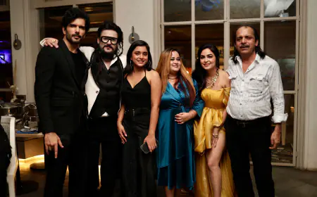 Producer Karishma Kishore and Akshat Joshi played the perfect hosts on the launch of their  Music Video titled Akhari Hadd
