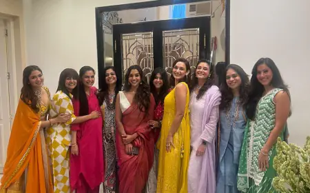 Nivedita Basu enjoys Ganpati festival lunch at Ekta Kapoor’s house, meets her gal pals