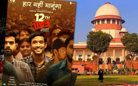 Special screening of '12th Fail' held in Supreme Court, CJI's eyes got moist after watching the film