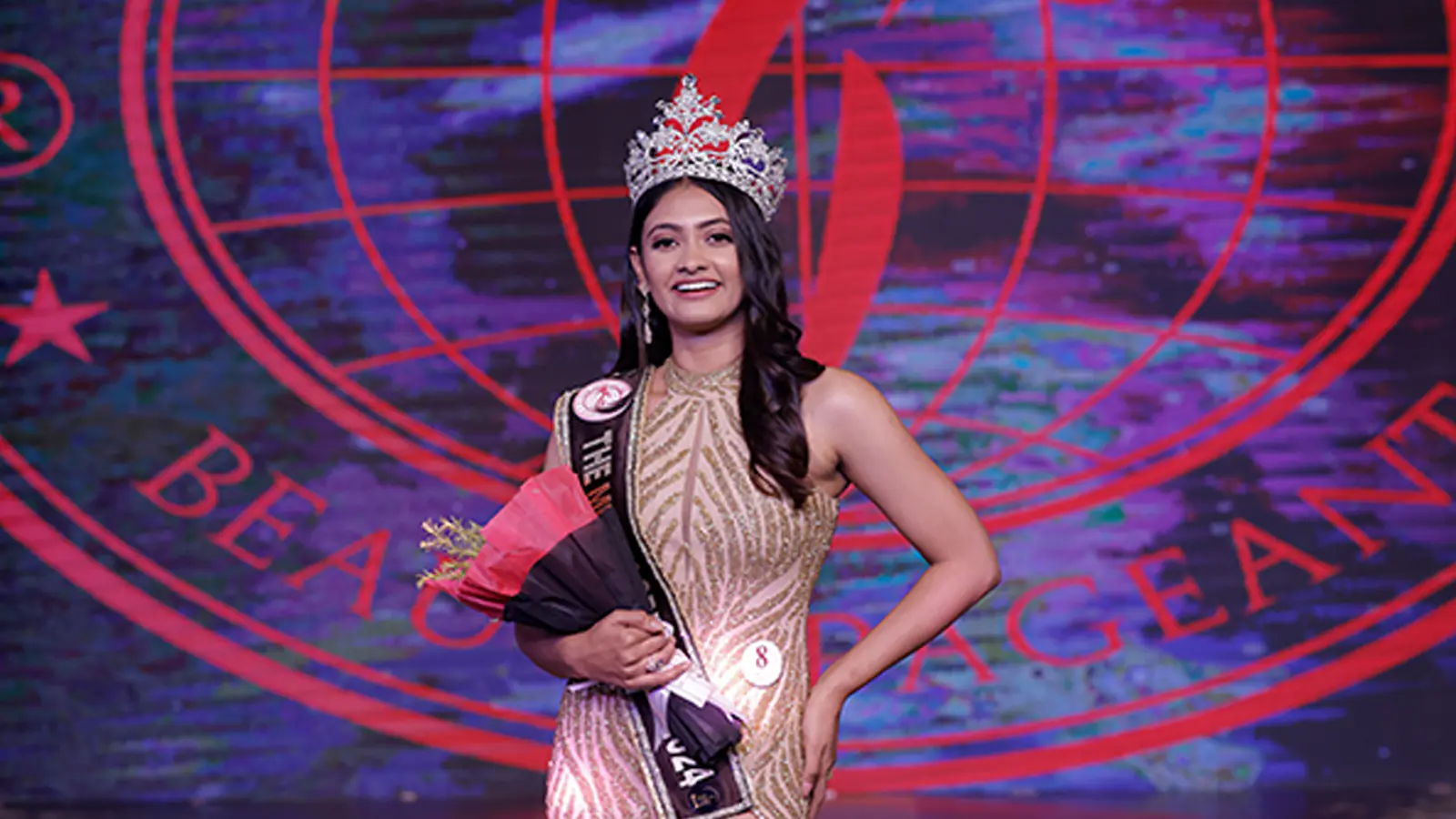 Telugu Debut Star Sowmya CM Takes Beauty Pageants by Storm, Wins Miss Globe India 2024
