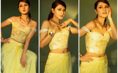 Producer - Actress Arushi Nishank is Turning Heads with Her Dazzling Sunshine Look: A New Fashion Statement to Watch Out For!