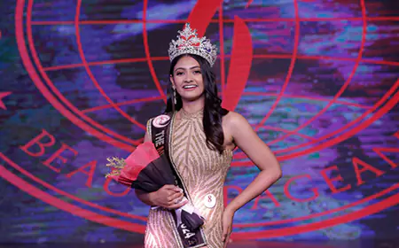 Telugu Debut Star Sowmya CM Takes Beauty Pageants by Storm, Wins Miss Globe India 2024