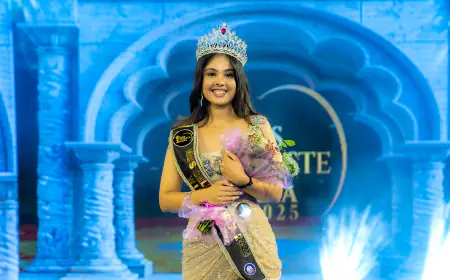 Aditi Sharma Crowned Miss Celeste India 2025